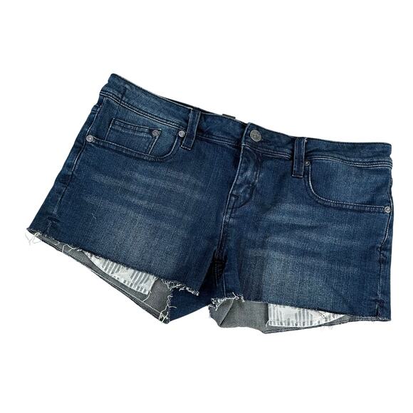 Fox Racing Women's Stealth Shorts Size 11/31 Cutoff Dark Blue Denim NEW - Picture 1 of 7